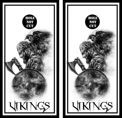 Viking and Raven Cornhole Vinyl Wraps/Skins