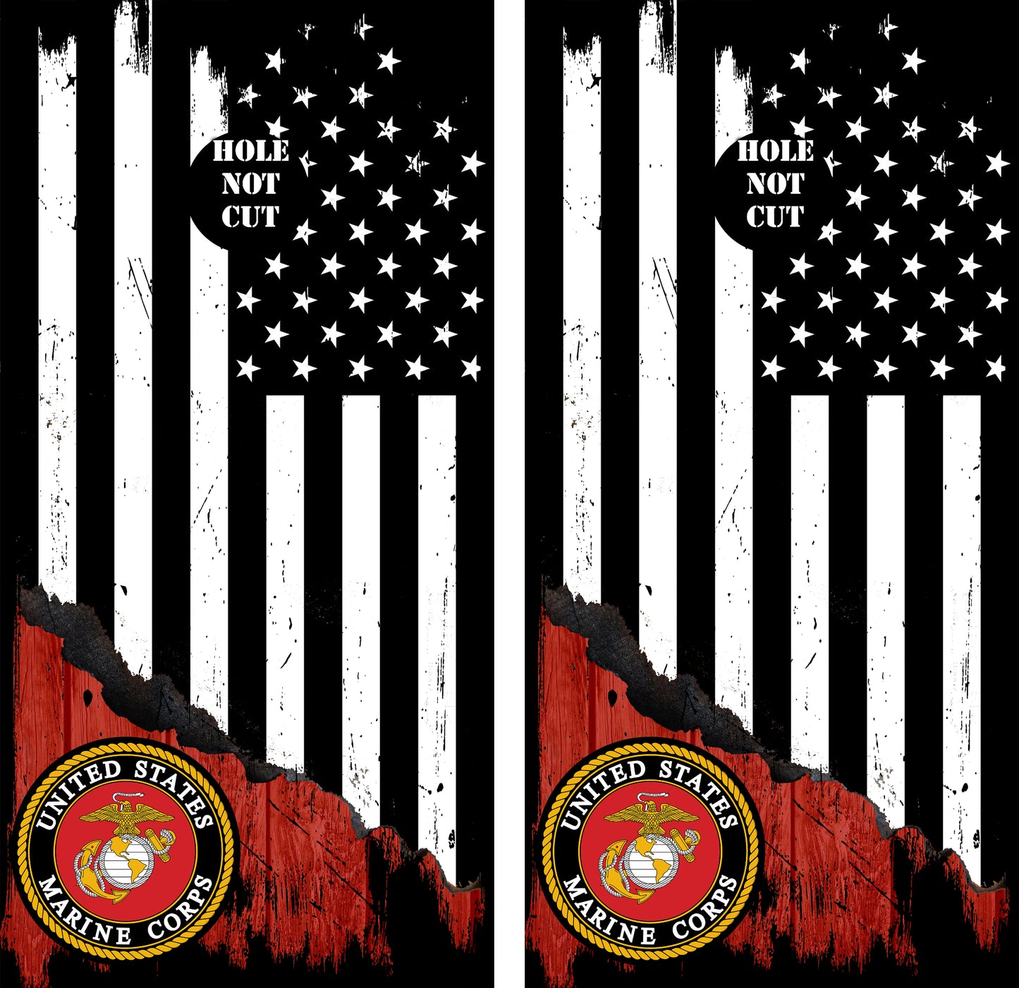 United States Marine Corps USMC American Flag Vinyl Wraps/Skins
