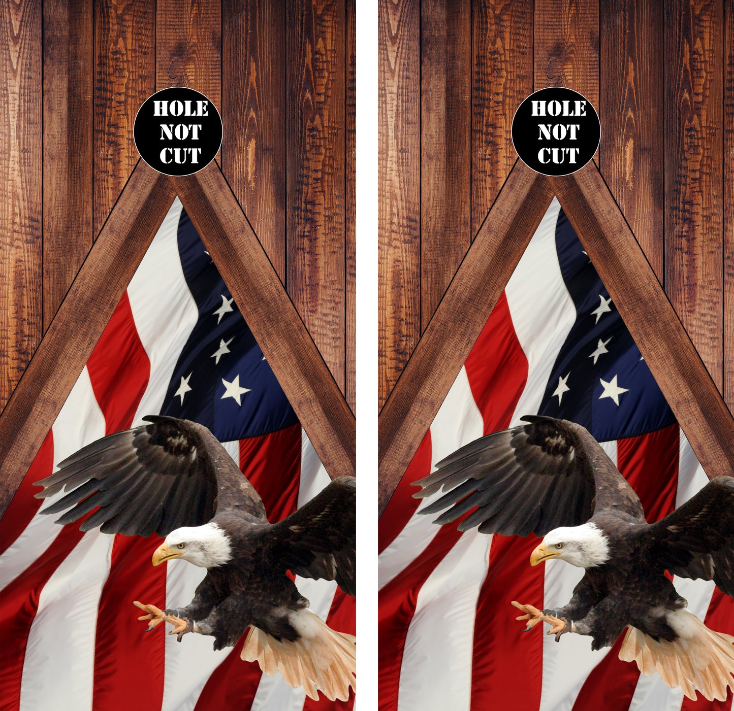 American Eagle/Flag Cornhole wraps/skins