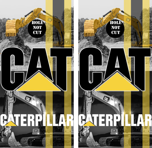Caterpillar Construction Equipment Cornhole Wraps/Skins