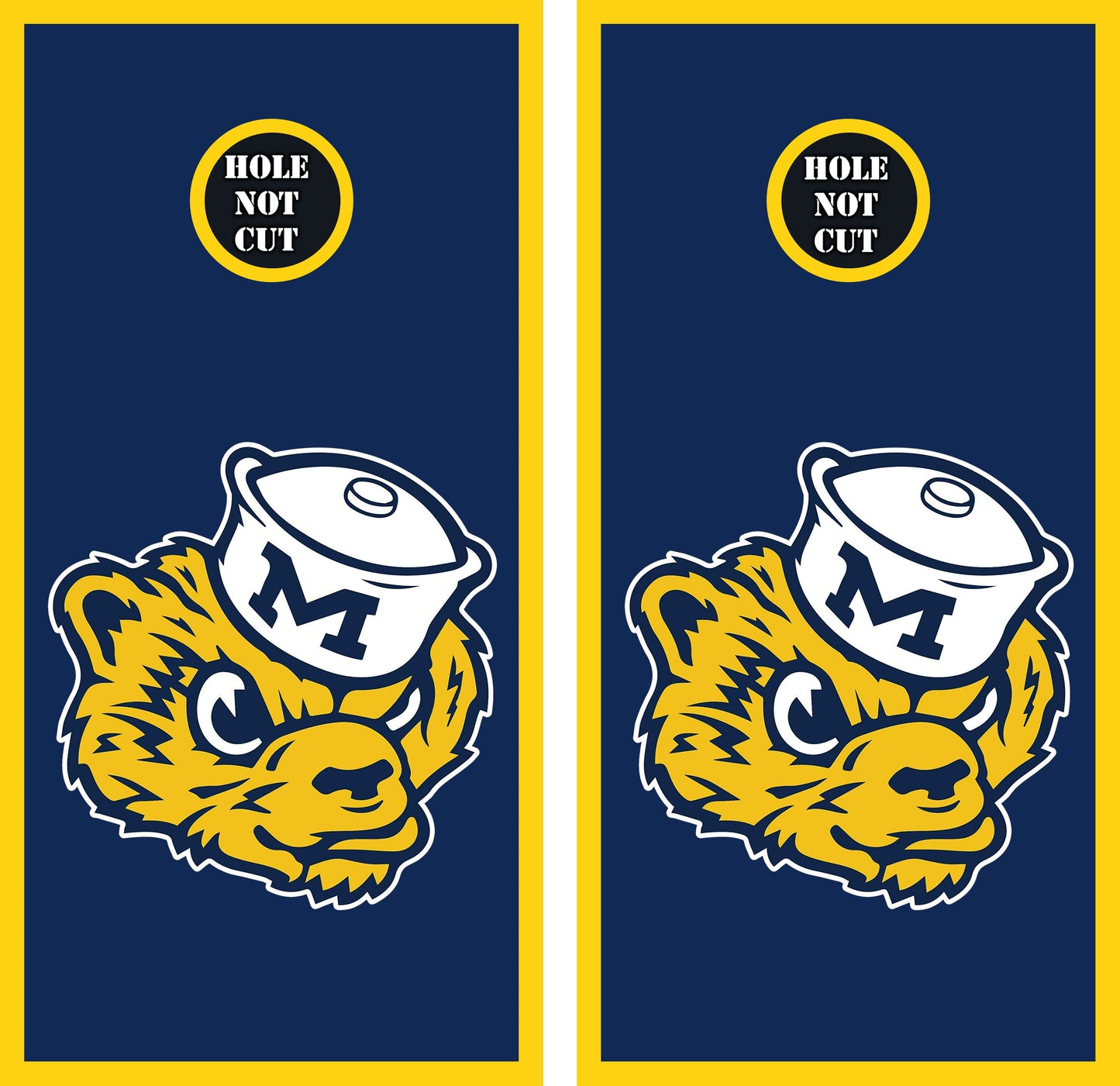 U of M Wolverines Throwback Logo Vinyl Wraps/Skins