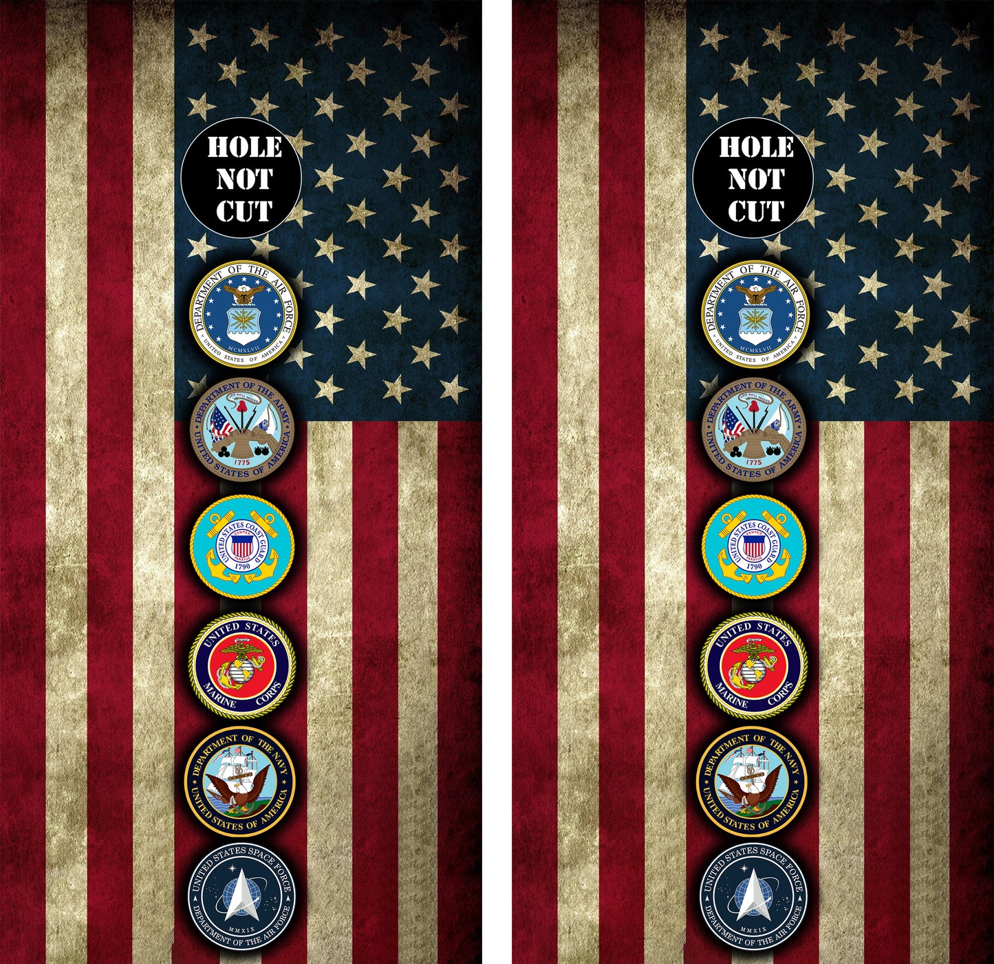 All military Logos American Flag Vinyl Wraps/Skins