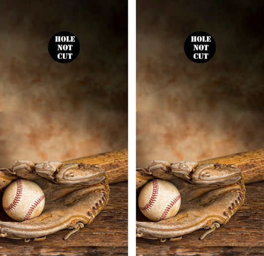 Baseball Bat and Glove Design Vinyl Wraps/Skins