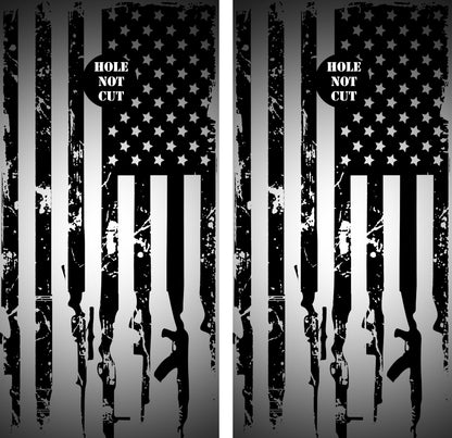 Firearm American Flag Vinyl Wraps/Skins