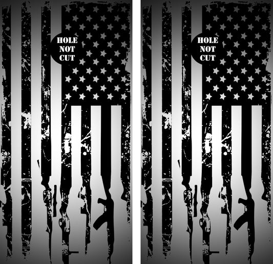Firearm American Flag Vinyl Wraps/Skins
