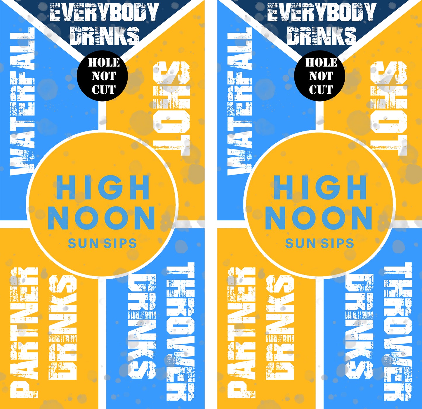 High Noon Waterfall Drinking Game Vinyl Wraps/Skins