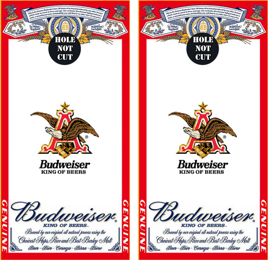 Budweiser Label Printed Vinyl Wraps/Skins