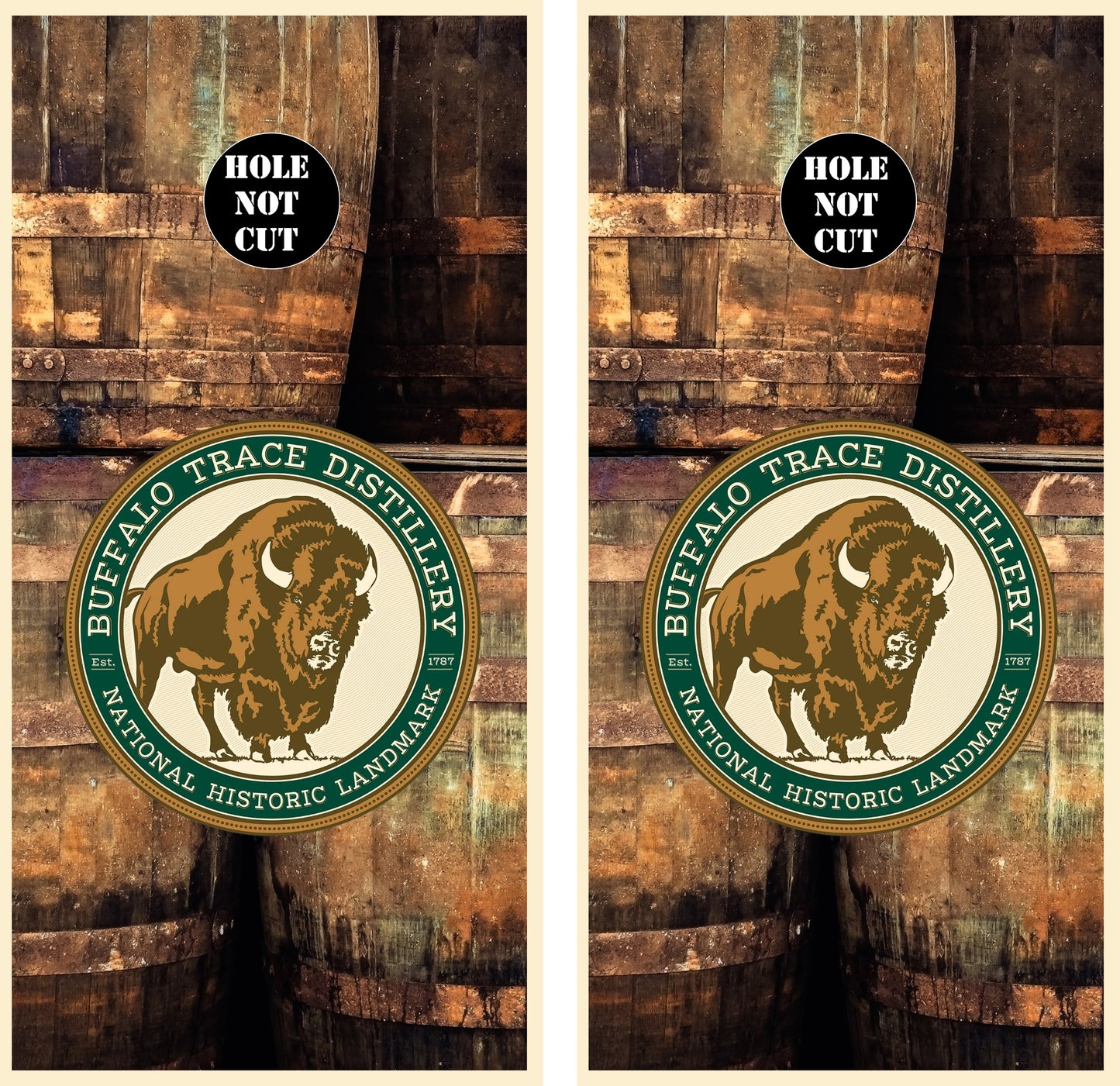 Buffalo Trace Bourbon Barrels Vinyl Wraps/Skins