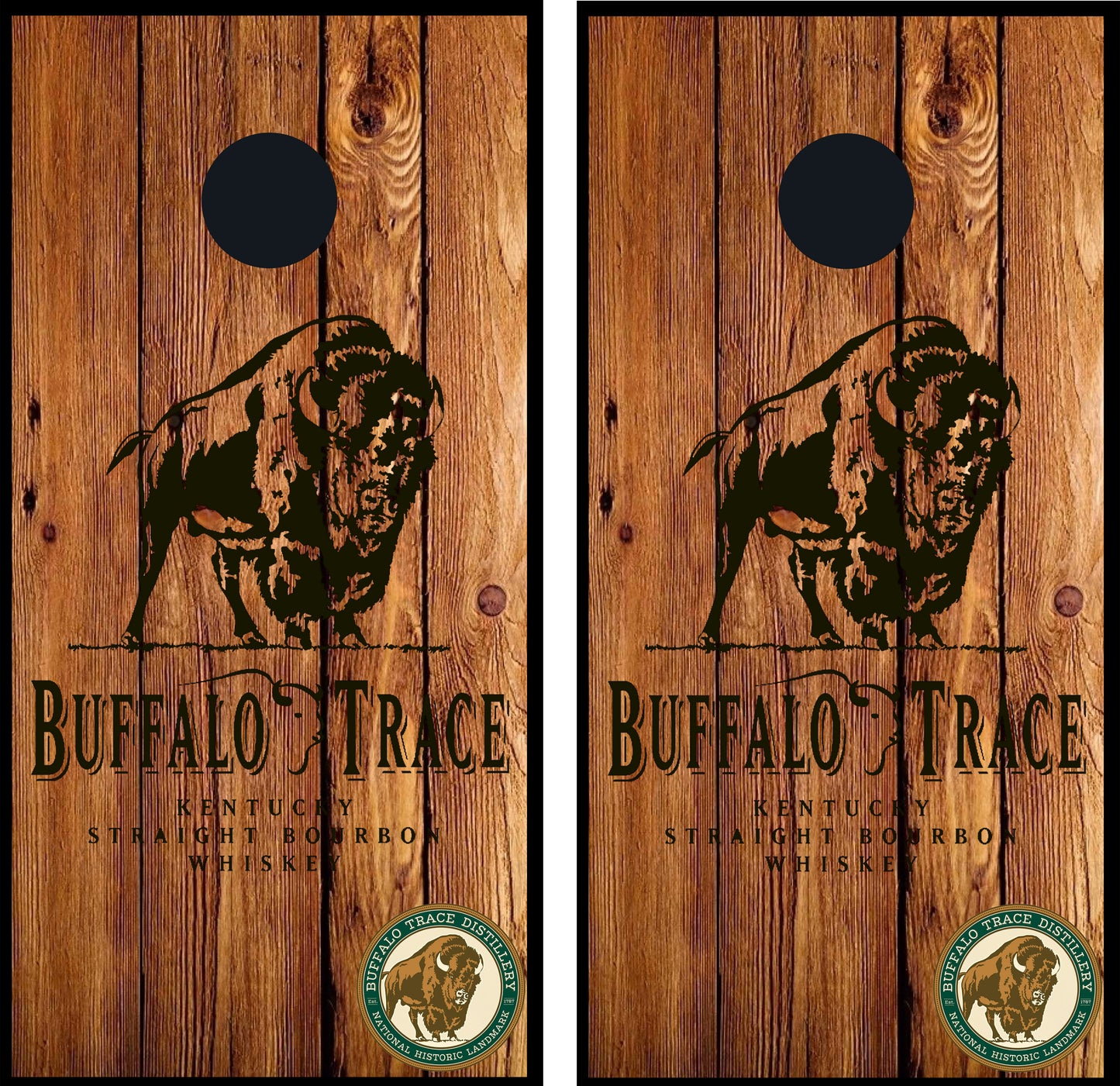 Buffalo Trace Printed Cornhole Set