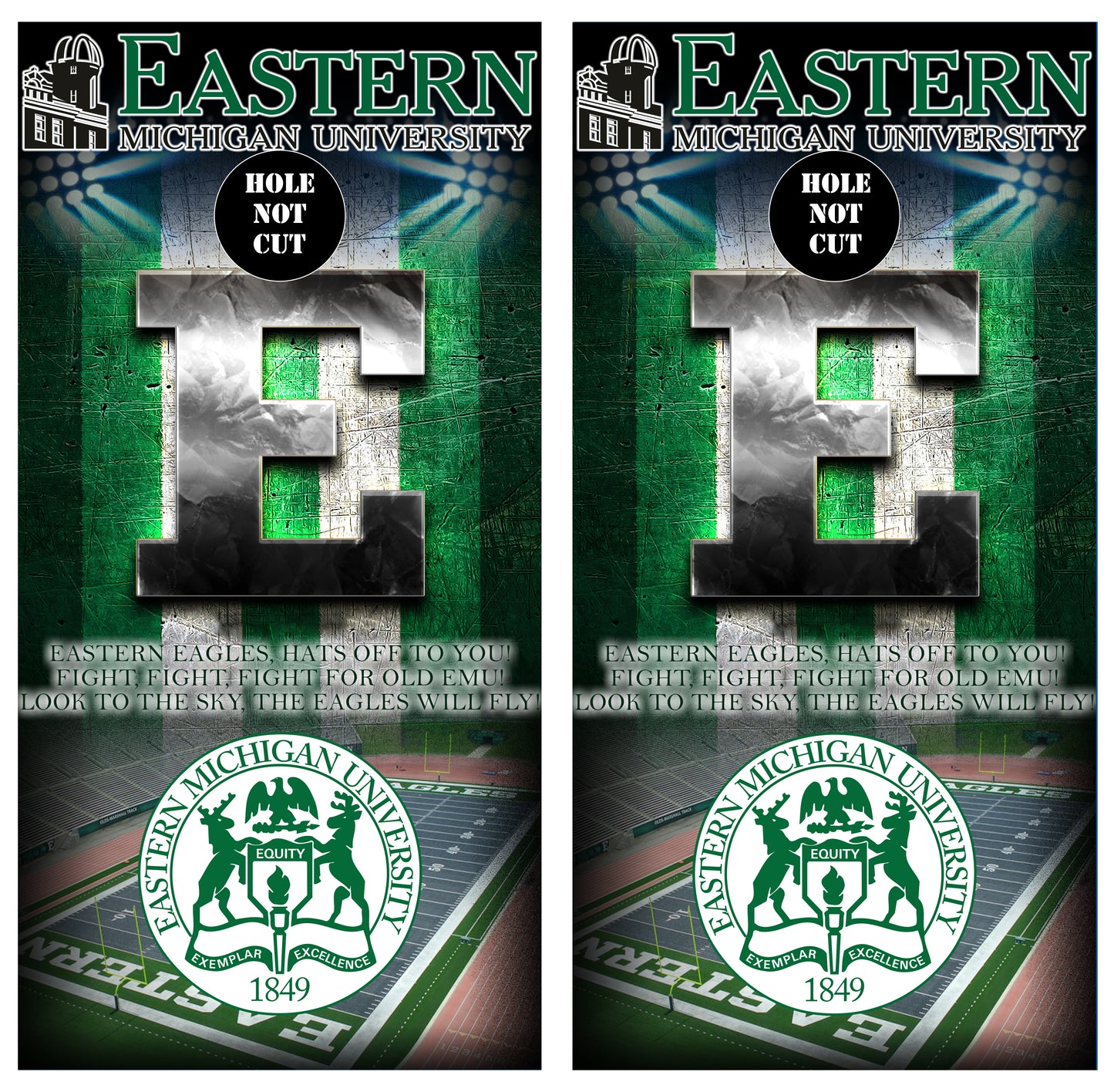 Eastern Michigan Rynearson Stadium Printed Wraps/Skins